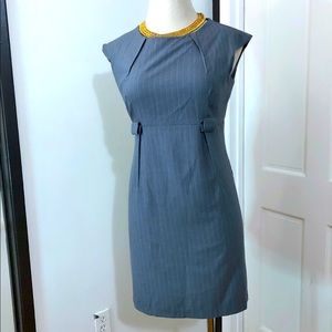 AA Studio Pinstripes Sheath Dress